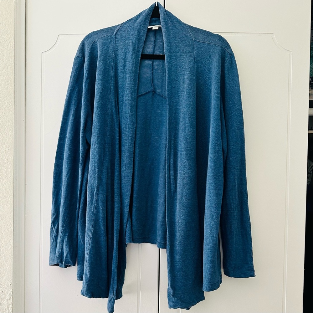 J Jill 100% Linen Sweater Cardigan
